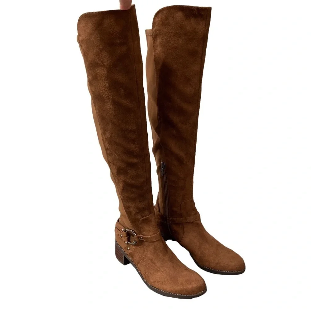 Marc Fisher sz 5.5 brown OTK riding boots